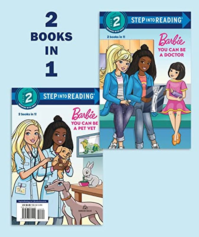 You Can Be a Doctor / You Can Be a Pet Vet (Barbie: Step into Reading, Step 2)