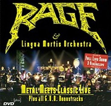 Rage & Lingua Mortis Orchestra - Metal Meets Classic Live (DVD-Plus)