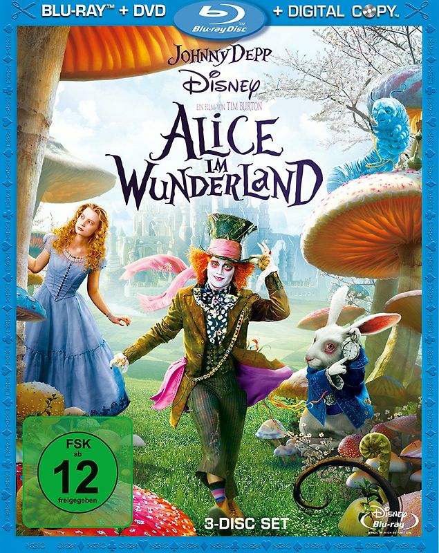 Alice im Wunderland (3 Disc) Blu-ray Disc