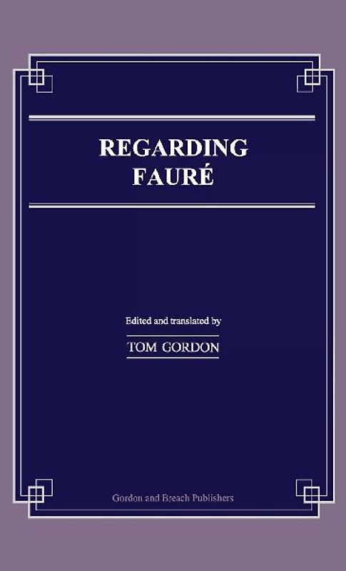 Regarding Faure