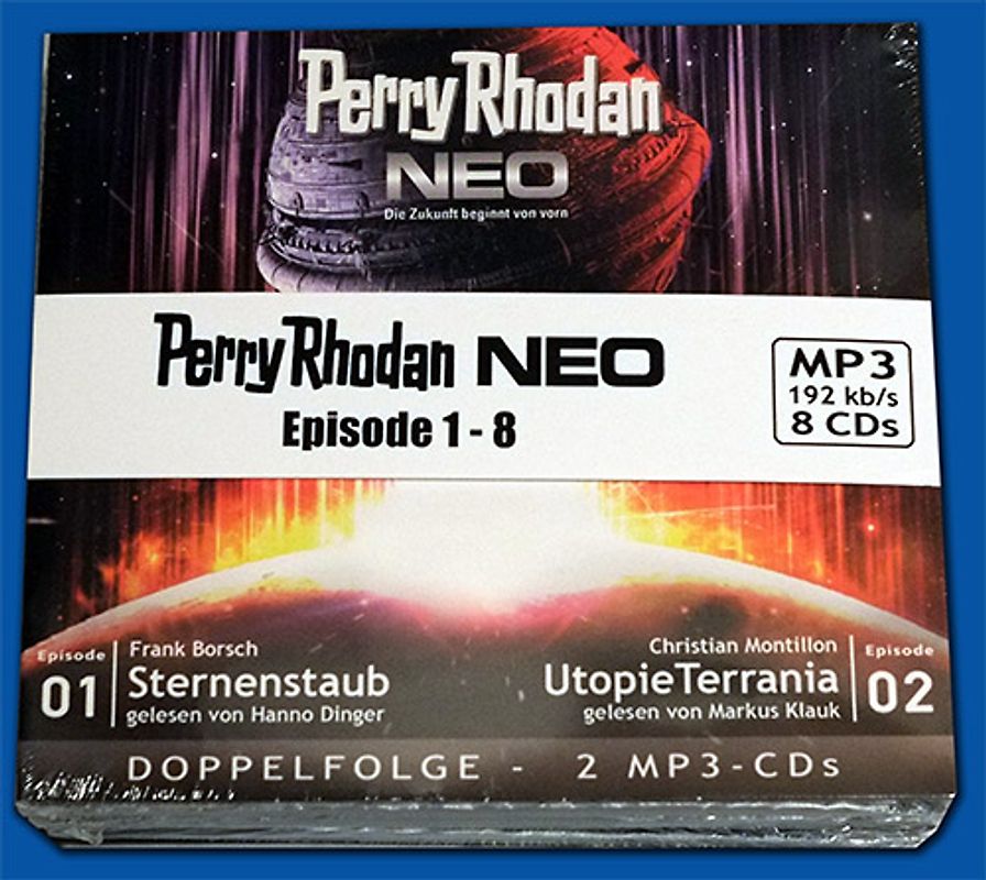 Perry Rhodan Neo 01-08 MP3-CD Bundle