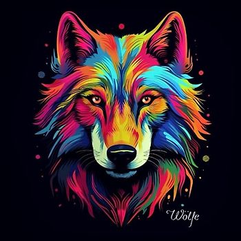 Wölfe, das Tier Malbuch für Erwachsene (Tier Malbücher)