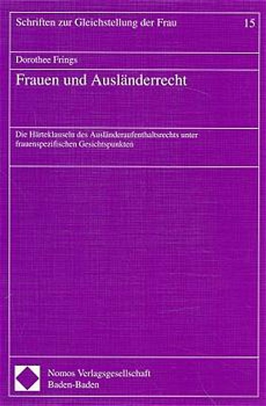 Frauen und Ausländerrecht