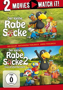 Der kleine Rabe Socke / Der kleine Rabe Socke 2 - Das große Rennen [2 Discs] DVD