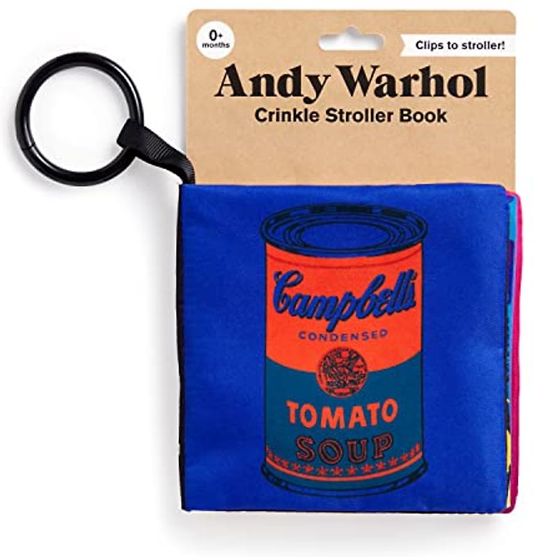 Andy Warhol Crinkle Fabric Stroller Book
