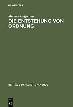 Die Entstehung von Ordnung