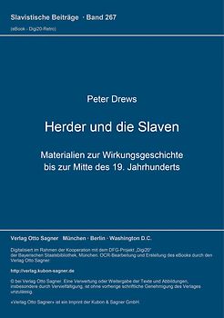 Herder und die Slaven