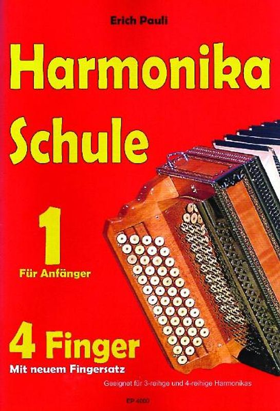 Harmonikaschule für 4 Finger