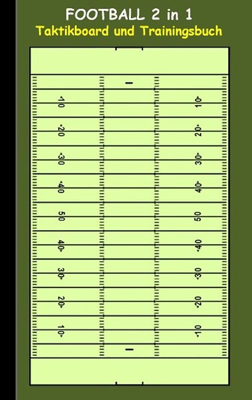 Football 2 in 1 Taktikboard und Trainingsbuch
