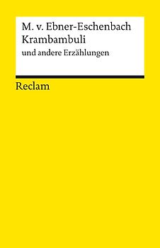 Krambambuli u. a. Erzählungen