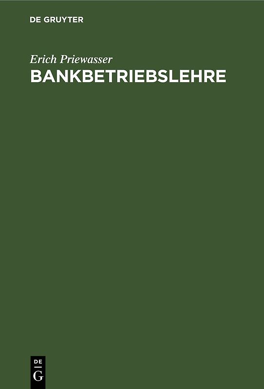 Bankbetriebslehre