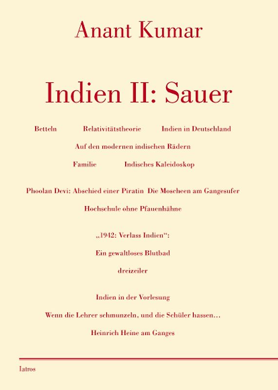 Indien: Sauer