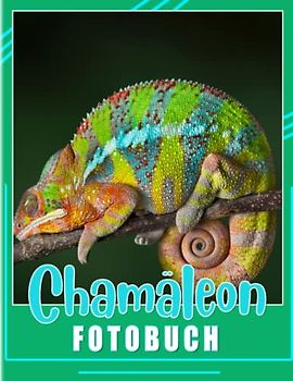 Chamäleon Fotobuch: Ein kleines Tier, dargestellt durch 40 bunte Seiten im Inneren | Geschenke für Fans jeden Alters an besonderen Tagen