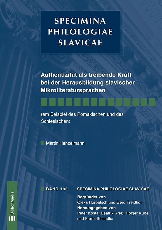 Authentizitaet als treibende Kraft bei der Herausbildung slavischer Mikroliteratursprachen