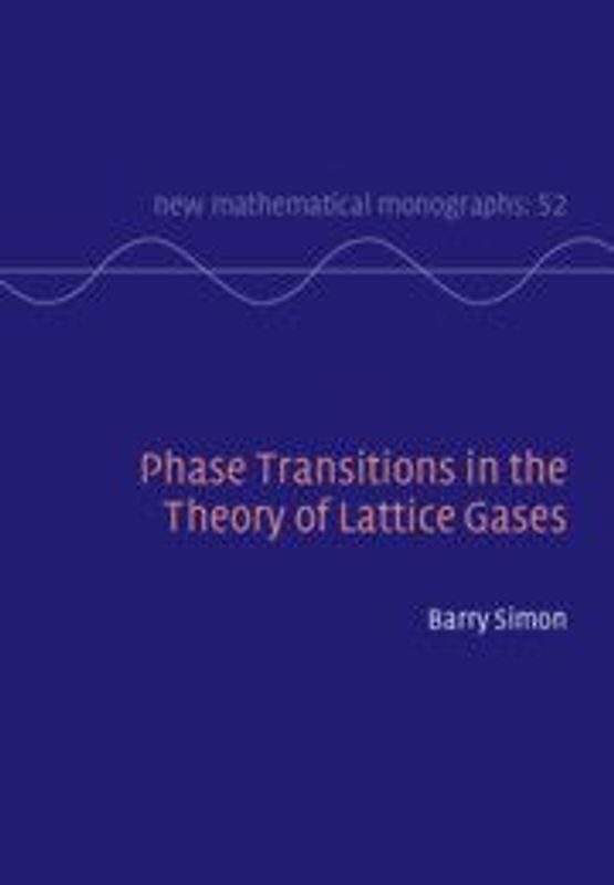 Phase Transitions in the Theory of Lattice Gases
