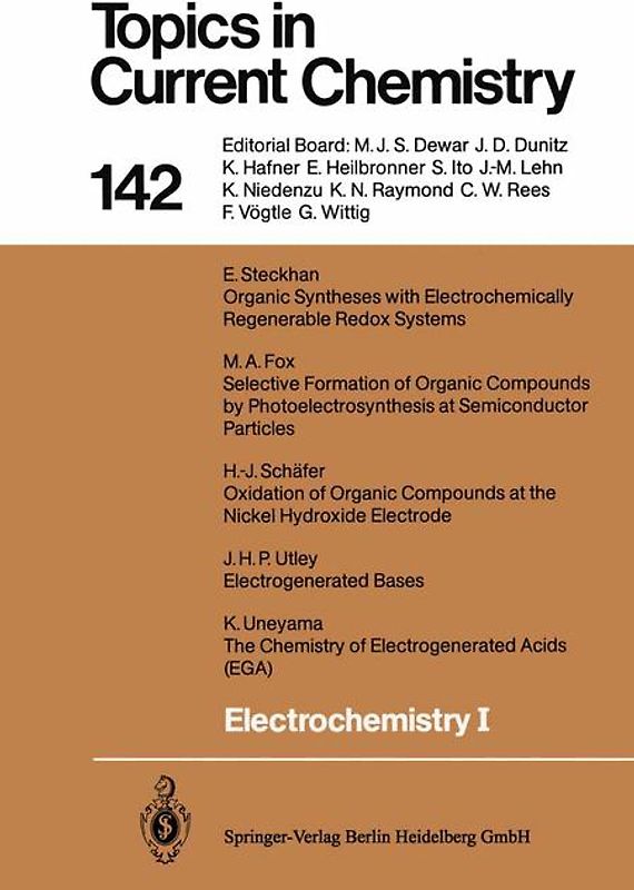 Electrochemistry I