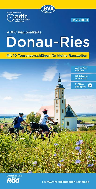 BVA ADFC Regionalkarte Donau-Ries 1:50.000