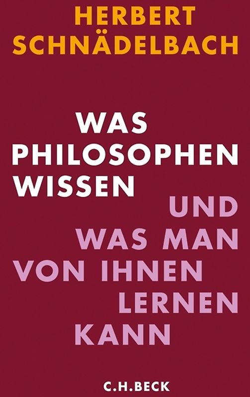 Was Philosophen wissen