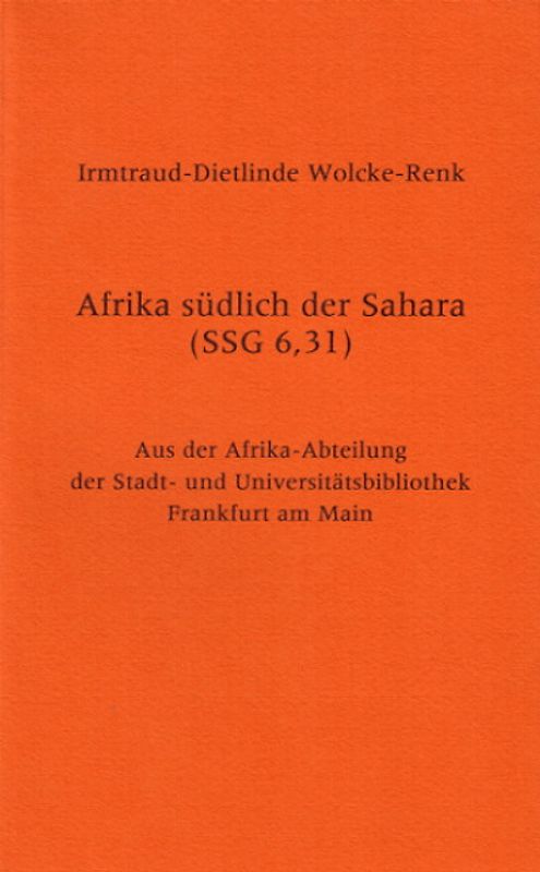 Afrika südlich der Sahara (SSG 6,31)