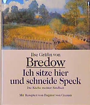 Ich sitze hier und schneide Speck