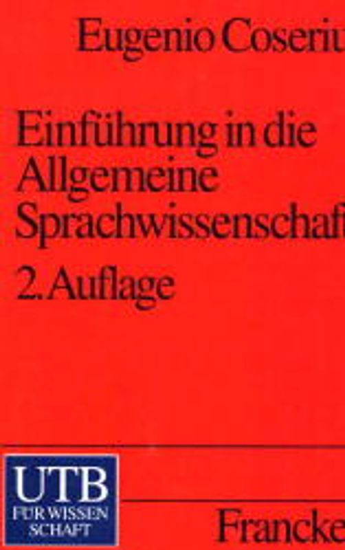 Einführung in die Allgemeine Sprachwissenschaft
