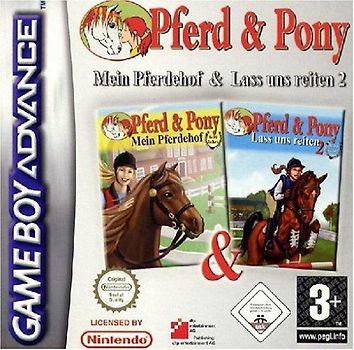 Mein Pferdehof & Lass uns reiten 2 Compilation Nintendo Game Boy Advance
