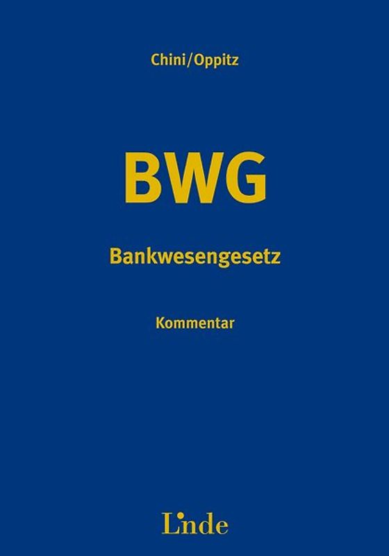 BWG | Bankwesengesetz