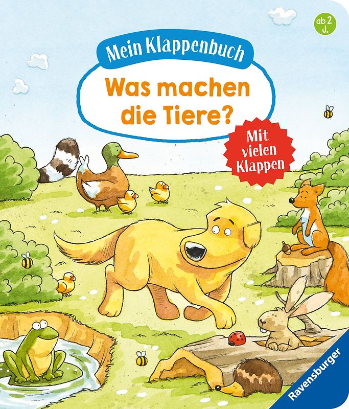 Mein Klappenbuch: Was machen die Tiere?