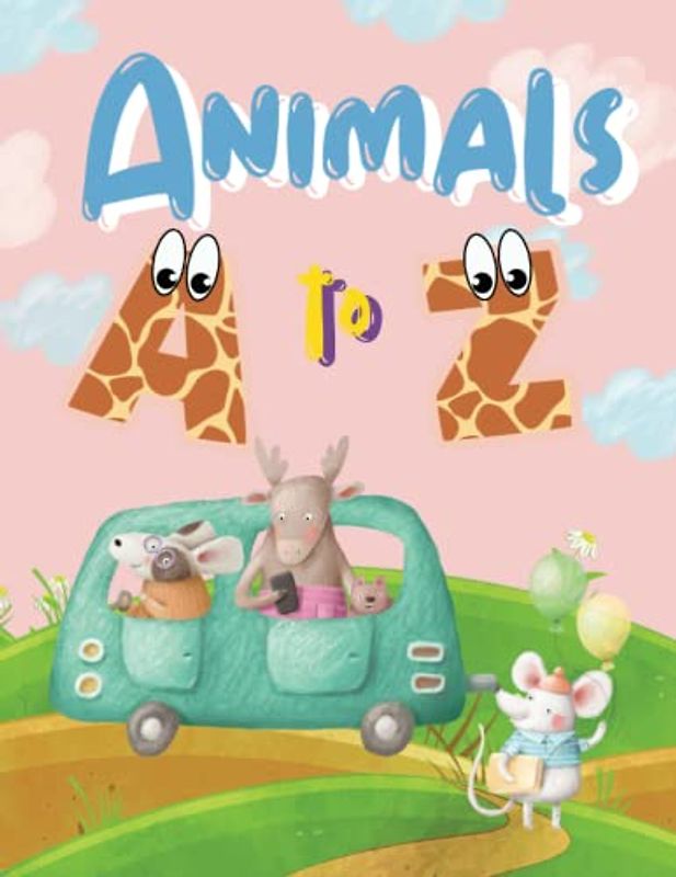 Animals A to Z: Coloring and Tracing Fun for Kids
