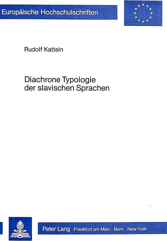 Diachrone Typologie der slavischen Sprachen