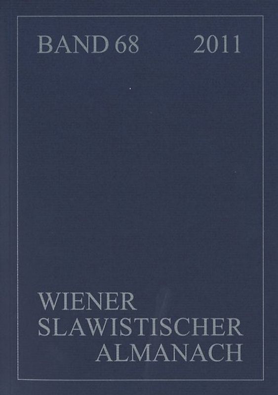 Wiener Slawistischer Almanach Band 68/2011