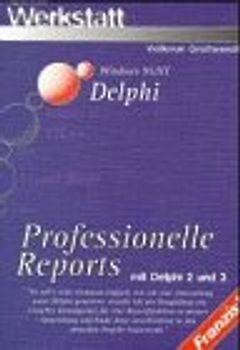 Professionelle Reports mit Delphi 2 und 3. So soll's sein: Genauso einfach, wie ich eine Anwendung unter Delphi generiere, erstelle ich per Drag & Drop ein visuelles Grundgerüst für eine Reportfunktion in meiner Anwendung und binde diese anschliessend in den aktuellen Projekt-Sourcecode