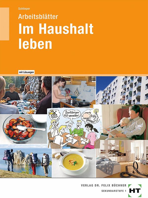 Arbeitsblätter mit eingetragenen Lösungen Im Haushalt leben