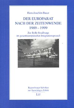 Der Europarat nach der Zeitenwende 1989-1999