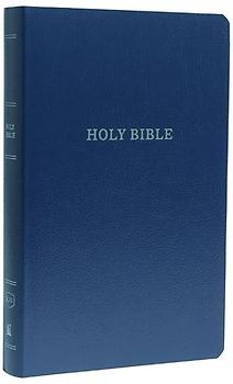 KJV, Gift and Award Bible, Imitation Leather, Blue, Red Letter Edition