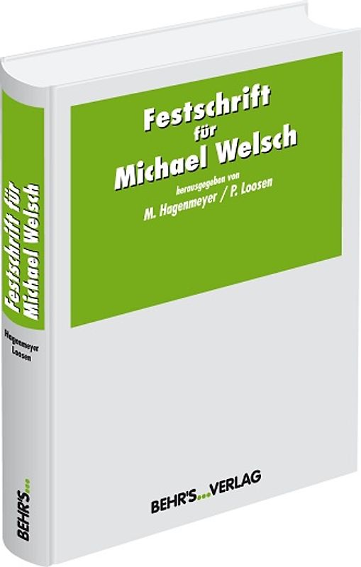 Festschrift für Michael Welsch