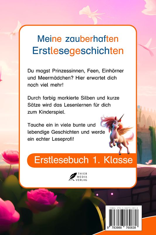 Silbenbuch 1. Klasse - Meine zauberhaften Erstlesegeschichten