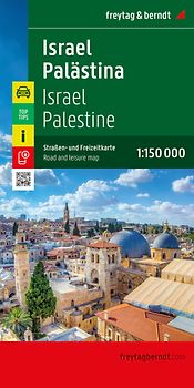 Israel - Palästina, Straßen- und Freizeitkarte 1:150.000, freytag & berndt