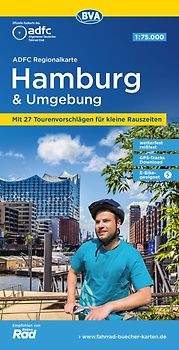 BVA ADFC Regionalkarte Hamburg und Umgebung 1:75.000