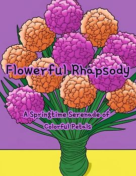 Flowerful Rhapsody: A Springtime Serenade of Colorful Petals: Delightful Botanical Art for Relaxation and Inspiration: A Journey through Spring ... A Springtime Serenade Coloring Collection)