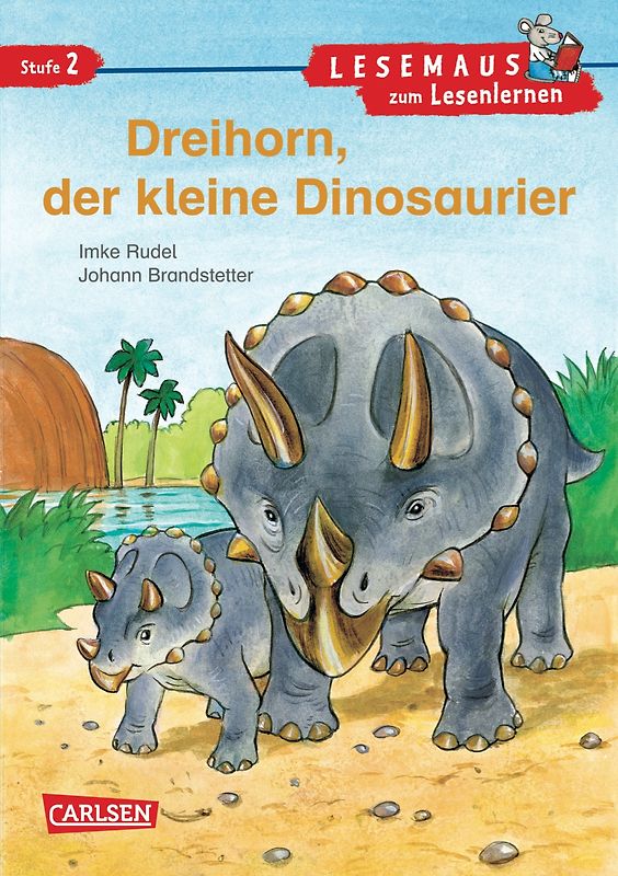 LESEMAUS zum Lesenlernen Stufe 2: VE 5 Dreihorn, der kleine Dinosaurier