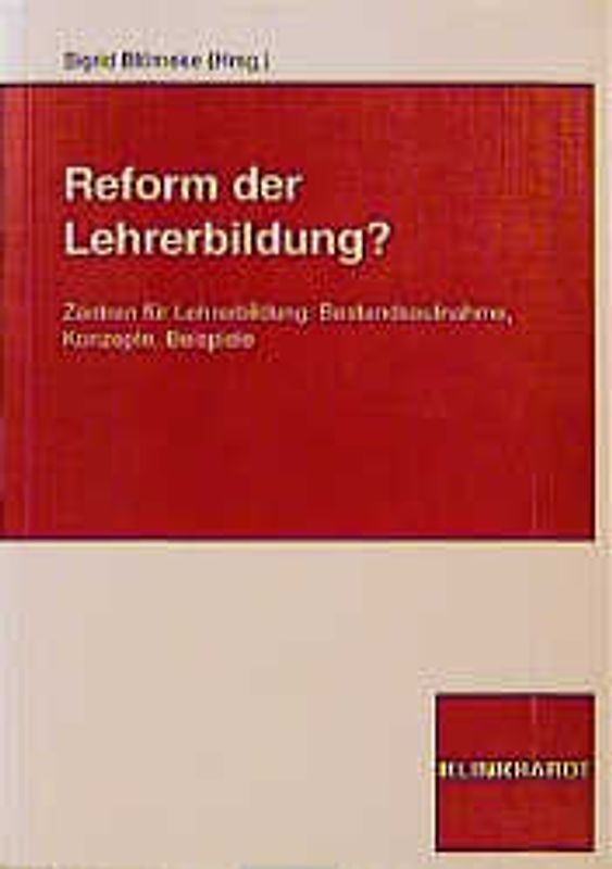 Reform der Lehrerbildung?