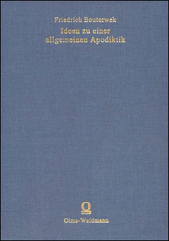 Ideen zu einer allgemeinen Apodiktik