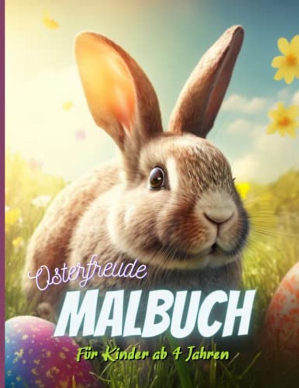 Osterfreude: Malbuch für Kinder ab 4 Jahren