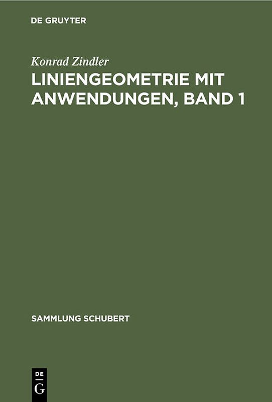 Liniengeometrie mit Anwendungen