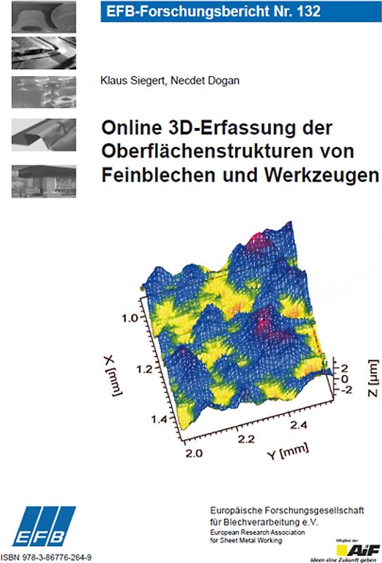 Online 3D-Erfassung der Oberflächenstrukturen von Feinblechen und Werkzeugen