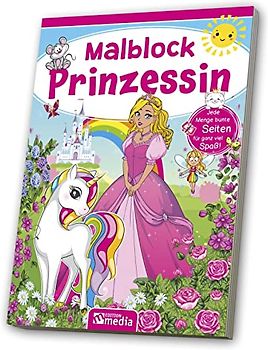 Malblock A5 - Prinzessin: 80 Blatt