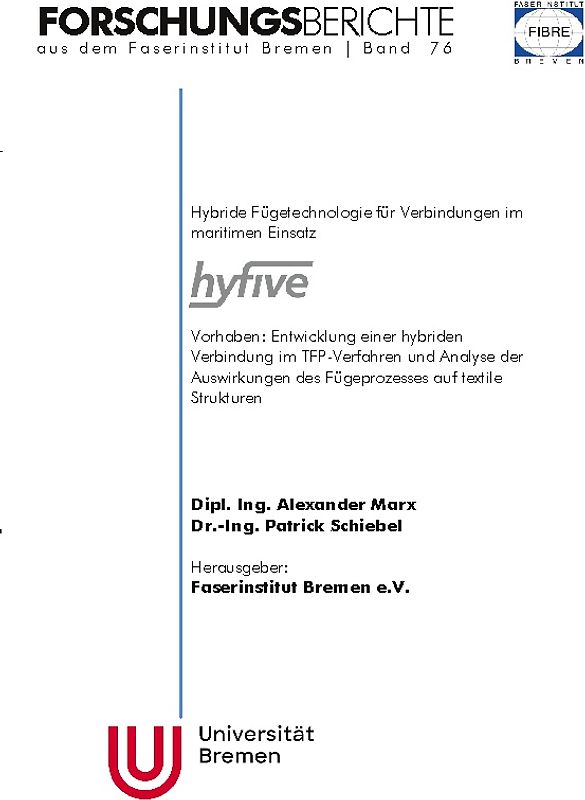 Hybride Fügetechnologie für Verbindungen im maritimen Einsatz hyfive