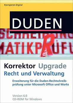 DUDEN Korrektor 6.0 Upgrade Recht und Verwaltung MacOS