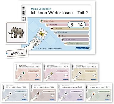 Ich kann Wörter lesen - Teil 2 - Meine Lesedosen 8-14 im Set